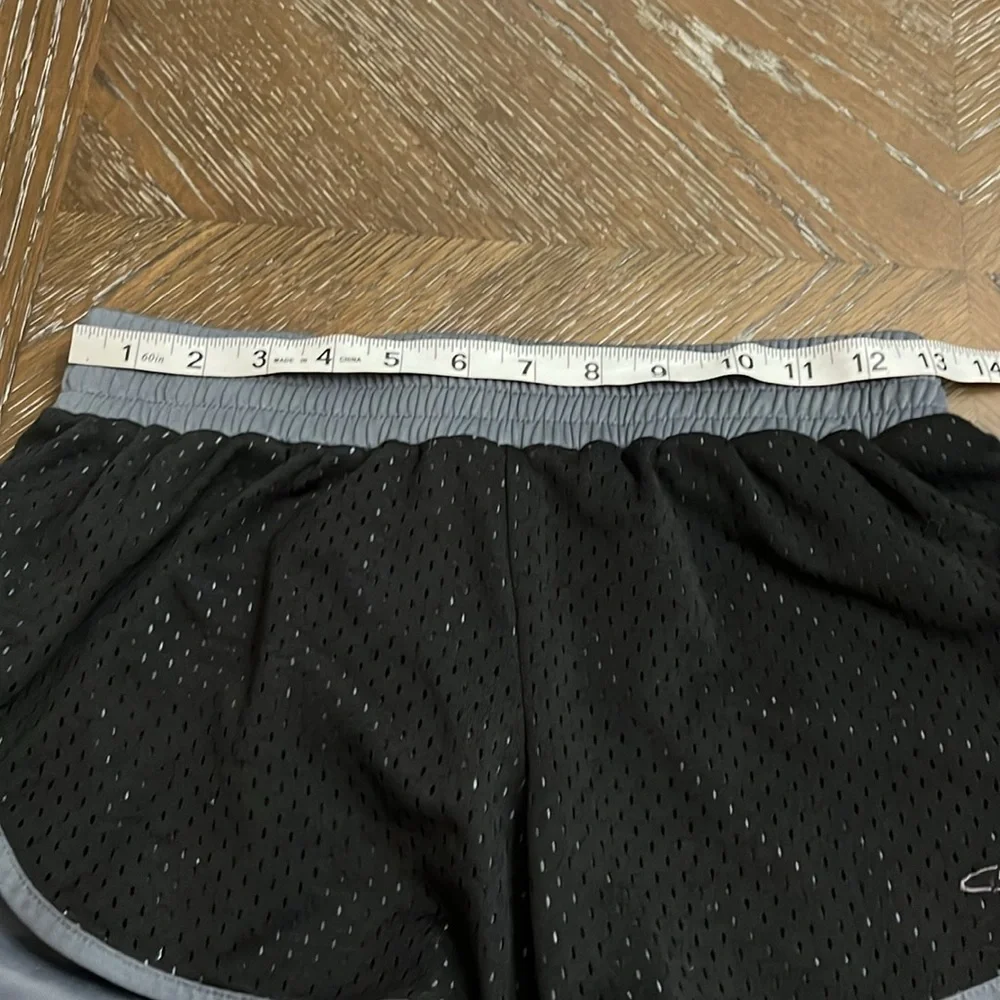 Champion black & gray mesh shorts Size S